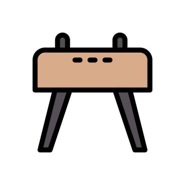 fırlatma vektörü düz renk simgesi