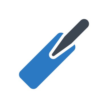 Kriket vektörü renk simgesi