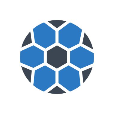 futbol vektörü renk simgesi