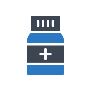 uyuşturucu vektör renk simgesi