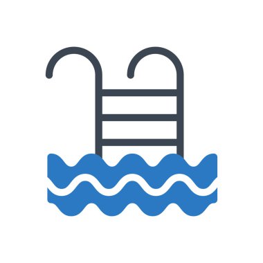 havuz vektörü renk simgesi