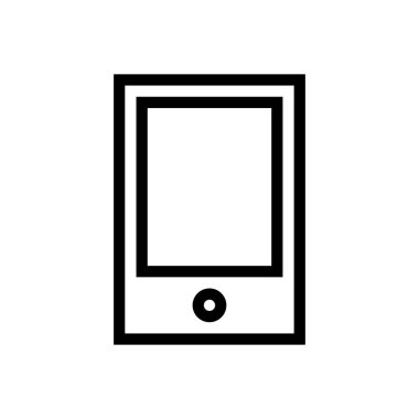 telefon vektörü ince çizgi simgesi