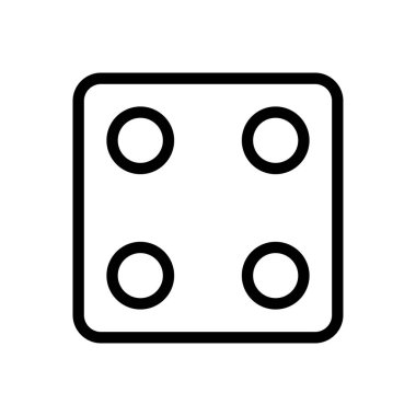 oyun vektörü ince çizgi simgesi