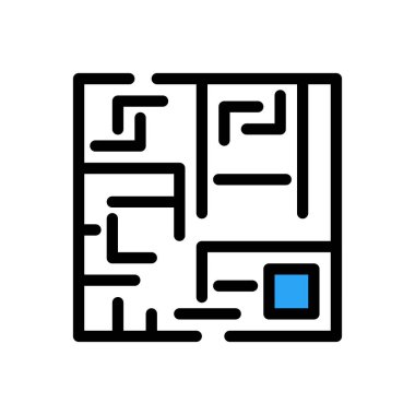 oyun vektörü düz renk simgesi