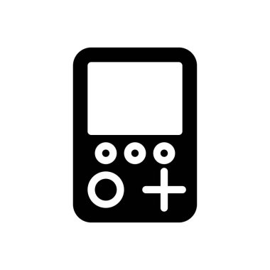 oyun vektörü sembolü düz simge