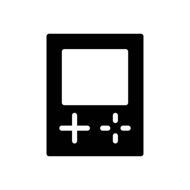 oyun vektörü sembolü düz simge