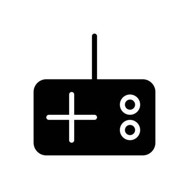 konsol vektör düz simgesi