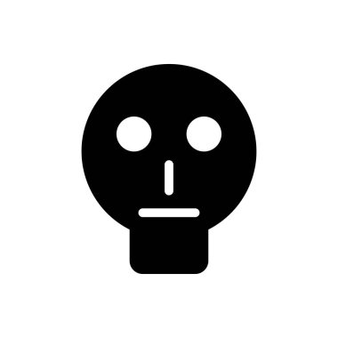 ölüm vektörü simgesi düz simgesi