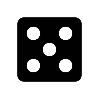 ludo vektör düz simge