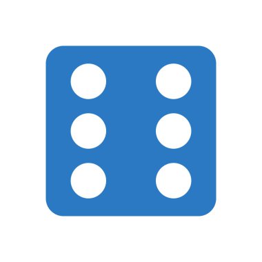 ludo vektör renk simgesi