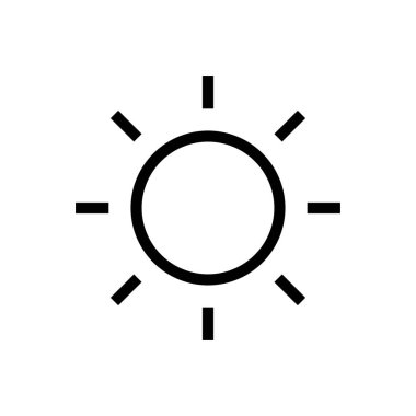 parlak vektör ince çizgi simgesi