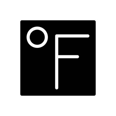 sıcaklık vektörü düz simge