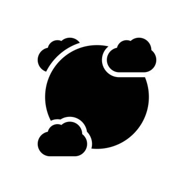 güneş vektör düz simge