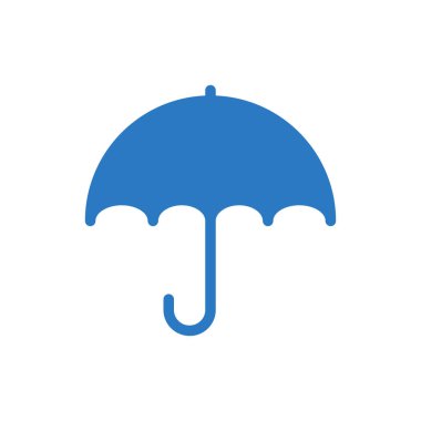 yağmur vektörü renk simgesi