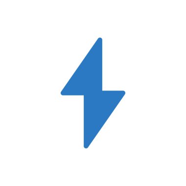 flaş vektör renk simgesi