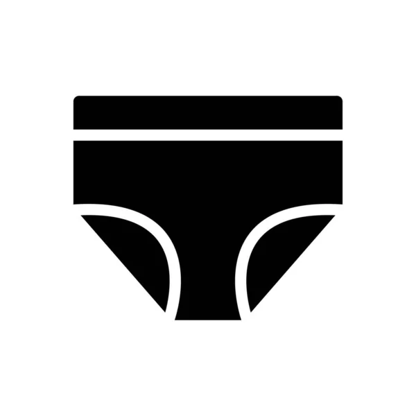 Tuch Vektor Glyphen Flaches Symbol — Stockvektor