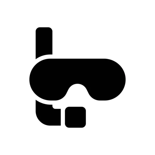 Glasses Vector Glyph Flat Icon — Stock Vector