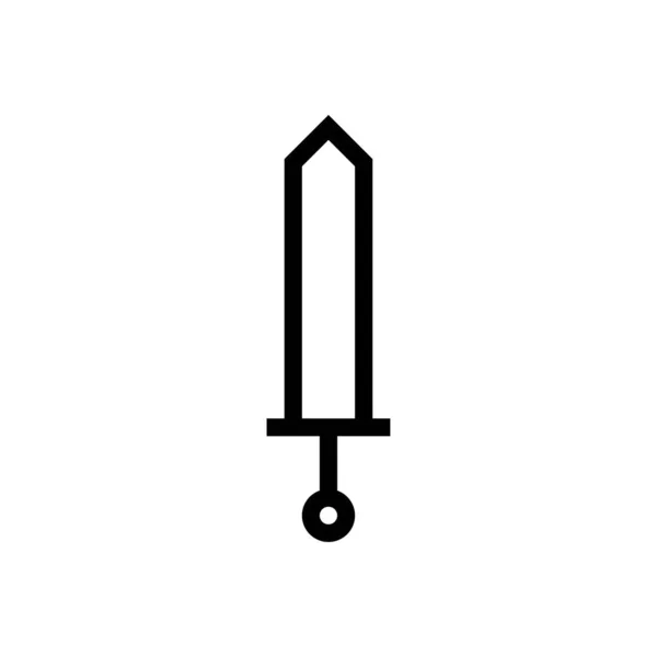 Kampfvektor Thin Line Symbol — Stockvektor
