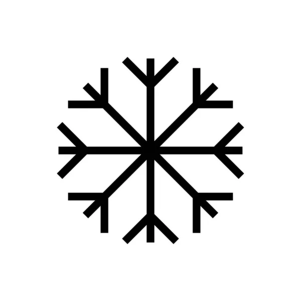 Winter Vektor Dünne Linie Symbol — Stockvektor