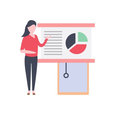 toplantı vektörü düz renk simgesi