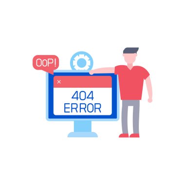 Hata vektörü düz renk simgesi