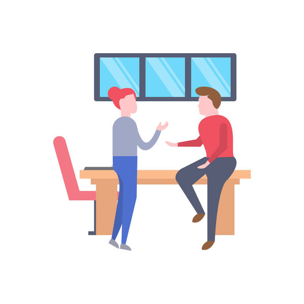 Значок векторного плоского цвета