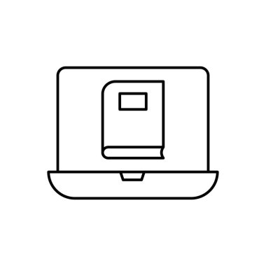 vektör ince çizgi simgesi çalışıyor