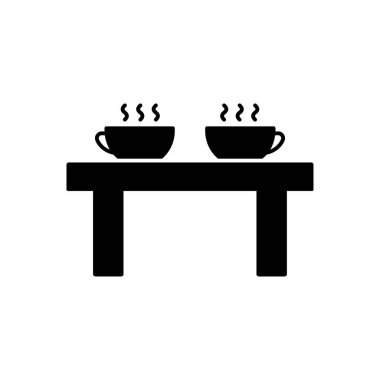 çay vektörü düz simge