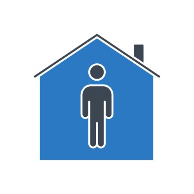 Güvenli vektör renk simgesi