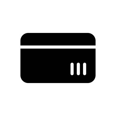 Kart vektör düz simgesi