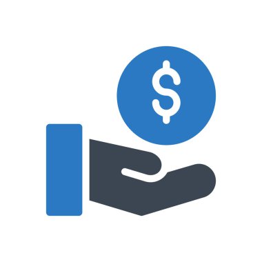 ödenen vektör kabartma renk simgesi