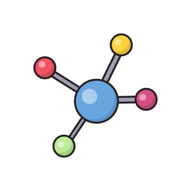 Hücrelerin düz renk simgesi
