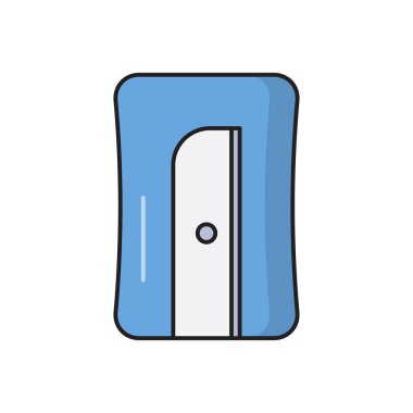 kalem vektörü düz renk simgesi