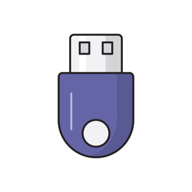 flaş vektör düz renk simgesi