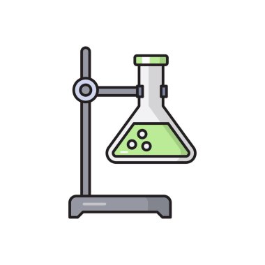 beher vektörü düz renk simgesi