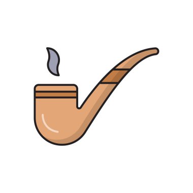 duman vektörü düz renk simgesi