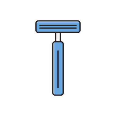 Bıçak vektörü düz renk simgesi