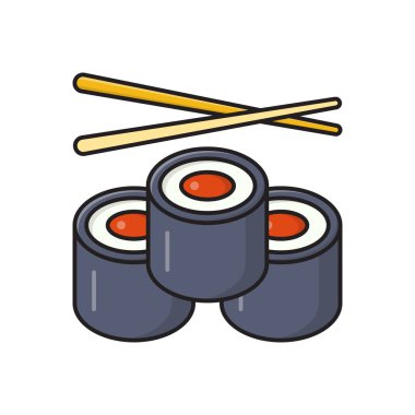 Çubuk vektör düz renk simgesi