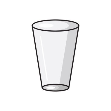 cam vektör düz renk simgesi