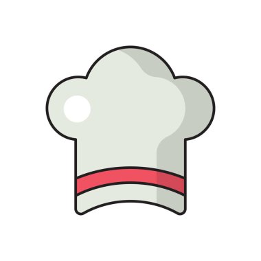 yemek vektörü düz renk simgesi