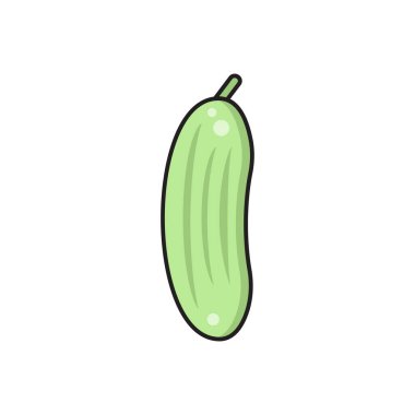 sebze vektörü düz renk simgesi