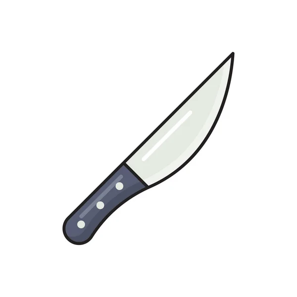 Cutlery Vector Flat Color Icon — 스톡 벡터