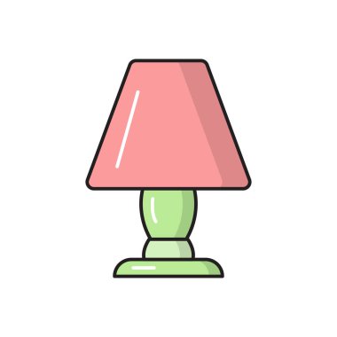 ışık vektörü düz renk simgesi