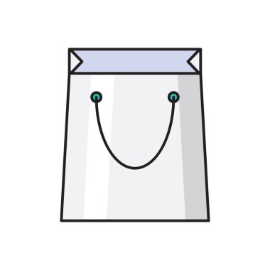 zarf vektörü düz renk simgesi