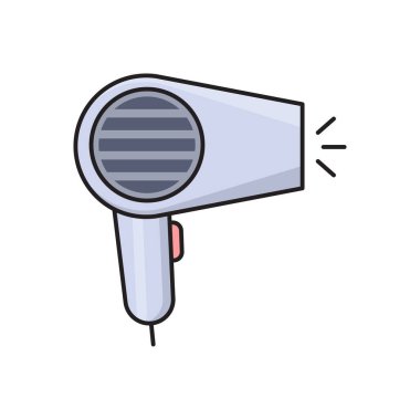 sıcak vektör düz renk simgesi