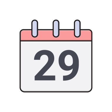 tarih vektörü düz renk simgesi