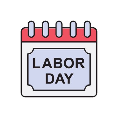 takvim vektörü düz renk simgesi