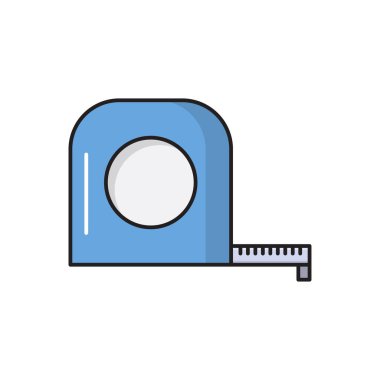 bant vektörü düz renk simgesi