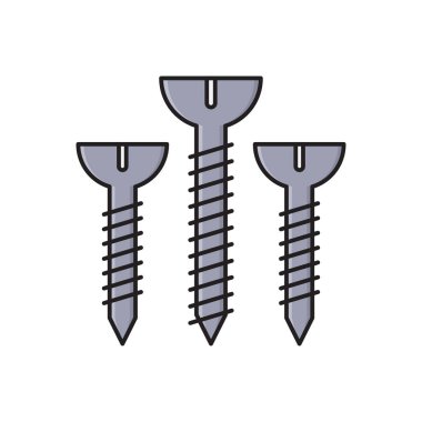 sivri vektör düz renk simgesi