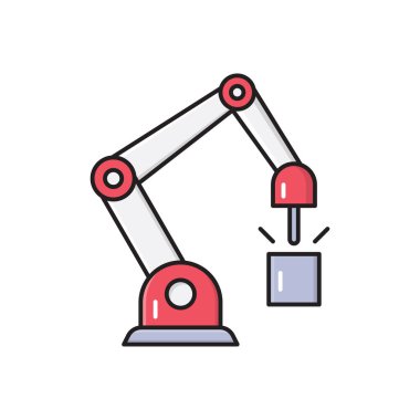 Yapı vektörü düz renk simgesi